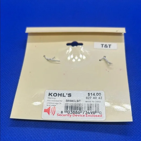 LC Lauren Conrad Silver 'Love' Charm Bangle with Purple Beaded Stretch Bracelet - Picture 4 of 4